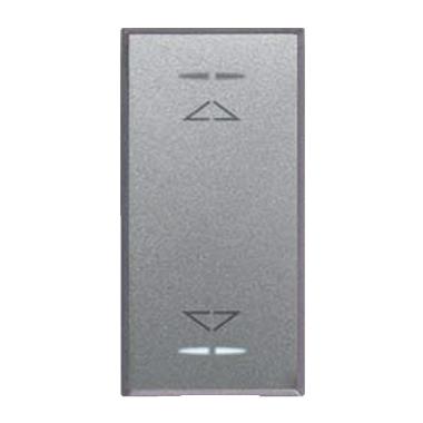 Doppio pulsante con frecce. Allumia S44. colore Grigio Tech.  1P NA+1P NA 10A 250v  finitura lucida  1 Mod. product photo Photo 01 3XL