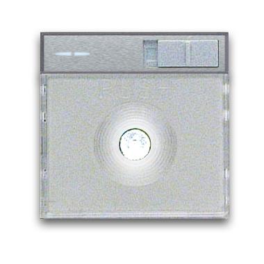 Lampada anti blackout. Allumia S44. colore Grigio Tech. a led  alimentazione 230v  finitura lucida  2 Mod. product photo Photo 01 3XL