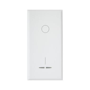 INTERRUTTORE CON GEMMA. WHITEK S44. COLORE BIANCO. 2P 16AX ILLUMINABILE  FINITURA OPACA  1 MOD. product photo Photo 01 3XL