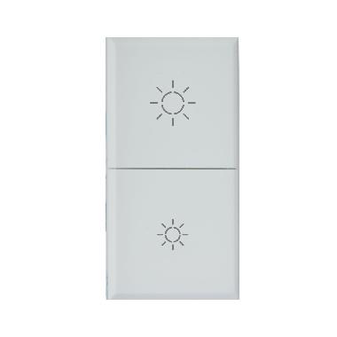 DUE MEZZI TASTI PER DIMMER IOT WHITEK 1 MOD. S44 product photo Photo 01 3XL