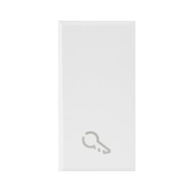 TASTO SIMBOLO CHIAVE WHITEK S44. COLORE BIANCO  FINITURA OPACA  1 MOD. product photo Photo 01 3XL