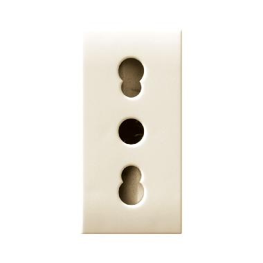 Presa bipasso Class S44. colore RAL 1013. 2P+T 10/16A 250V   finitura lucida  1 Mod. product photo Photo 01 3XL