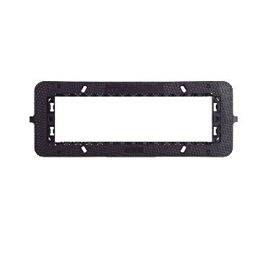 Supporto Smart44 con viti. per scatole rettangolari. 7 Mod. product photo Photo 01 3XL