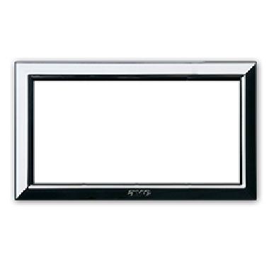 Cornice di ricambio. colore cromo per placche Vera S44   4Mod. product photo Photo 01 3XL