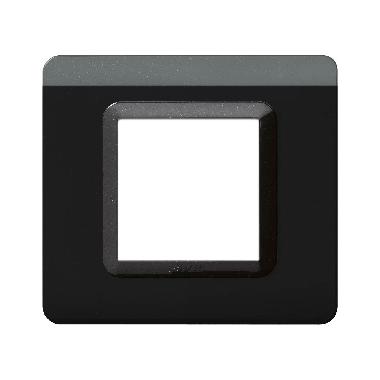 Placca tecnopolimero S44. in plastica colore grigio tekla  2 Mod. product photo Photo 01 3XL