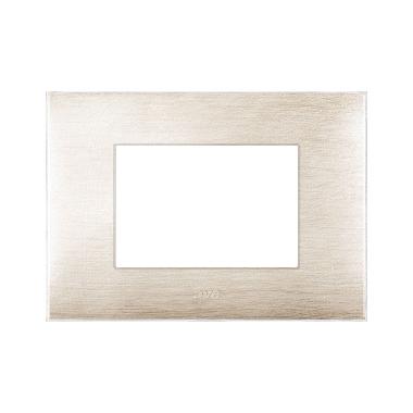 Placca Tecnopolimero Young S44. colore beige spazzolato 3D  3 Mod. product photo Photo 01 3XL