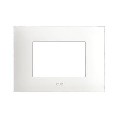 Placca Tecnopolimero Young S44. colore bianco totale  3 Mod. product photo Photo 01 3XL