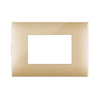 Placca Tecnopolimero Young S44. colore oro  3 Mod. product photo Photo 01 3XL