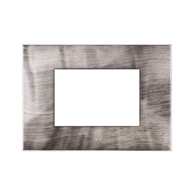 Placca Tecnopolimero Young S44. colore onice 3D  3 Mod. product photo Photo 01 3XL