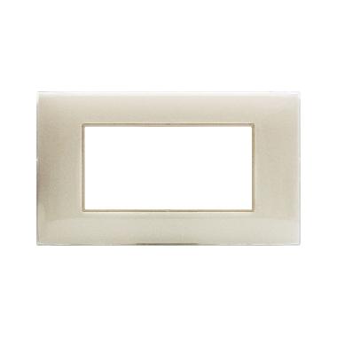 Placca Tecnopolimero Young S44. color avorio 4 Mod. product photo Photo 01 3XL