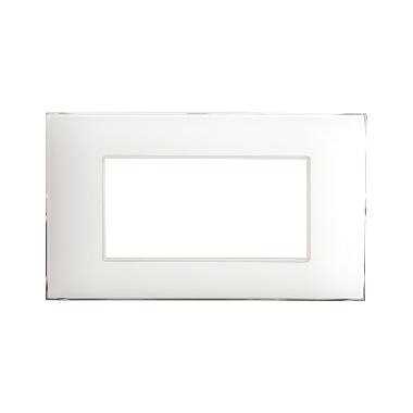 PLACCA TECNOPOLIMERO YOUNG S44. COLORE BIANCO OPACO  4 MOD. product photo Photo 01 3XL