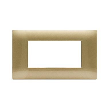 Placca Tecnopolimero Young S44. colore oro  4 Mod. product photo Photo 01 3XL
