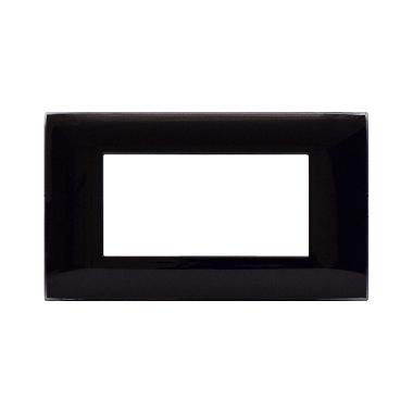 Placca Tecnopolimero Young S44. colore nero assoluto  4 Mod. product photo Photo 01 3XL