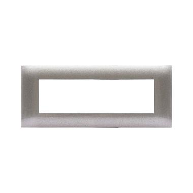 Placca Tecnopolimero Young S44. colore grigio metallizzato  7 Mod. product photo Photo 01 3XL