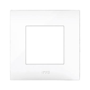 Placca Tecnopolimero Young S44. colore bianco  2 Mod. product photo Photo 01 3XL