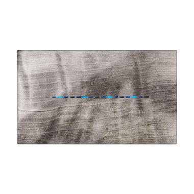 PLACCA YOUNG TOUCH. S44 TECNOPOLIMERO COLORE ONICE 3D  4 COMANDI A SCOMPARSA  4 MOD. product photo Photo 01 3XL