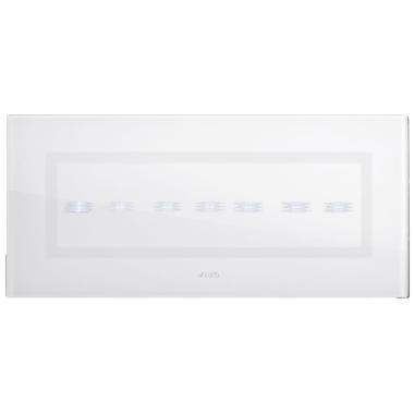 Placca Touch Vetro. S44 colore bianco 7 comandi. 7 Mod. product photo Photo 01 3XL