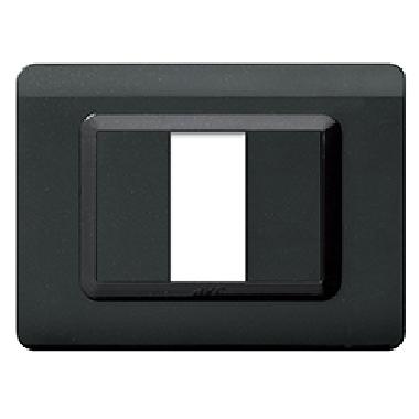 Placca tecnopolimero. S44 colore grigio scuro  1 Mod. product photo Photo 01 3XL