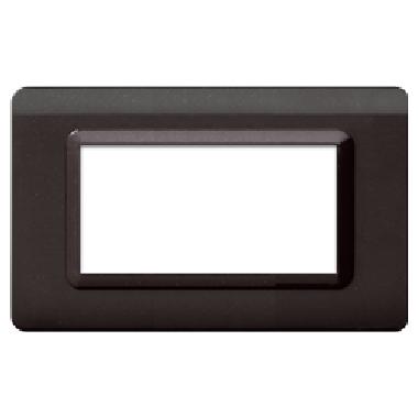Placca tecnopolimero. S44 colore grigio scuro  4 Mod. product photo Photo 01 3XL