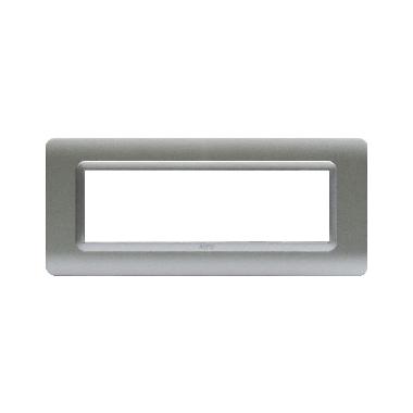 Placca tecnopolimero. S44 colore argento opaco  7 Mod. product photo Photo 01 3XL