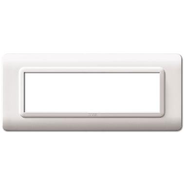Placca tecnopolimero. S44 colore bianco  7 Mod. product photo Photo 01 3XL