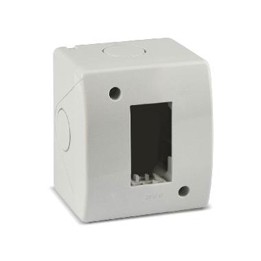 Contenitore autoportante IP40. S44 colore RAL 7035 per minicanali  1 Mod. product photo Photo 01 3XL
