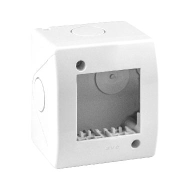 Contenitore autoportante IP40. S44 colore RAL 9010 per minicanali  2 Mod. product photo Photo 01 3XL