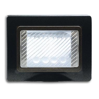 Placca autoportante stagna IP55 colore bianco grigio scuro  3 Mod. product photo Photo 01 3XL