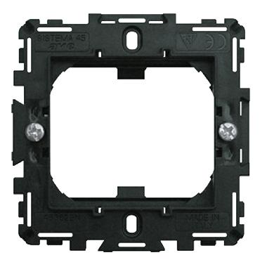 Armatura 12 moduli per scatola quadra o tonda 60mm  accoppiabile in orizzontale o verticale  con griffe product photo Photo 01 3XL