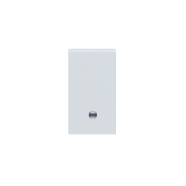 Pulsante con gemma RAL S45. colore bianco RAL7035. 1P 10A  finitura lucida  1 Mod. product photo Photo 01 3XL