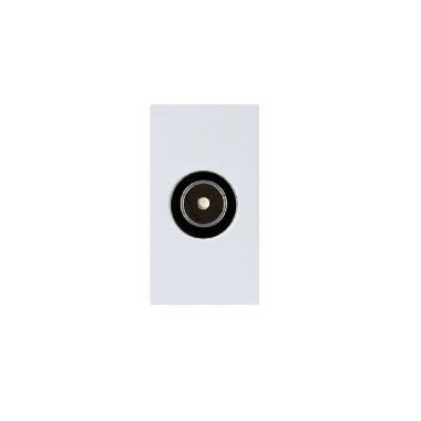 Presa coassiale RAL S45. diretta maschio colore bianco RAL7035  1 Mod. product photo Photo 01 3XL