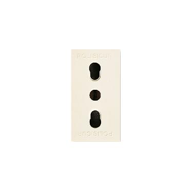Presa bipasso Blanc S45. colore RAL 1013. 2P+T 10/16A 250V   finitura lucida  1 Mod. product photo Photo 01 3XL