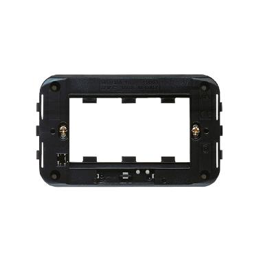 Supporto S45 3 moduli  per scatole rettangolari product photo Photo 01 3XL