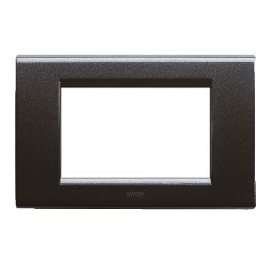 Placca in pressofusione colore grigio scuro metallizzato 3  Mod. product photo Photo 01 3XL