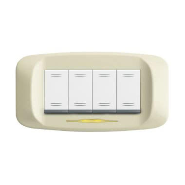 PLACCA BANQ PRESS. 4M. BIANCO PANNA product photo Photo 01 3XL