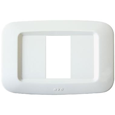 Placca in tecnopolimero per scatola rettangolare 1 Mod.  colore bianco banquise product photo Photo 01 3XL