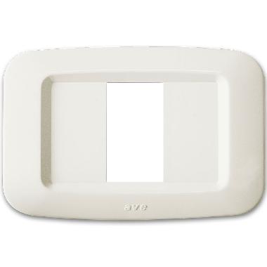 Placca in tecnopolimero per scatola rettangolare 1 Mod.  colore bianco blanc product photo Photo 01 3XL