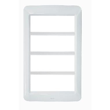 Placca in tecnopolimero 20 (5+5+5+5) Mod.colore bianco  banquise product photo Photo 01 3XL