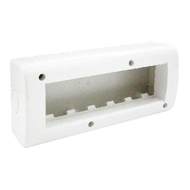Contenitore autoportanti per tubo IP40 S45. RAL9016 6 Mod. product photo Photo 01 3XL
