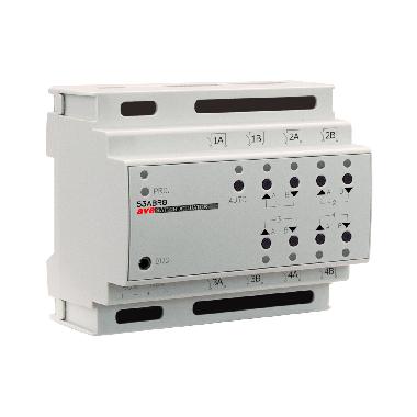 Attuatore multifunzione  10A resistivi  8 canali  AVEbus  6 Mod. DIN product photo Photo 01 3XL