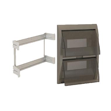 Coperchio IP40 colore grigio metallizzato  24 moduli DIN  per scatole BL08P e BL08CG product photo Photo 01 3XL