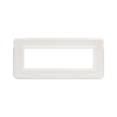 Placca Paersonal S44, colore bianco lucido - con cornicetta - 7 Mod. product photo Photo 01 3XL