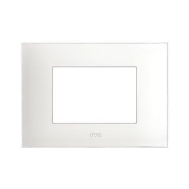Placca Tecnopolimero Young S44, colore bianco totale - 3 Mod. product photo Photo 01 3XL