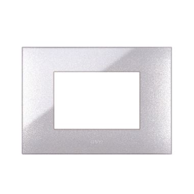 Placca Tecnopolimero Young S44, colore grigio metallizzato - 3 Mod. product photo Photo 01 3XL