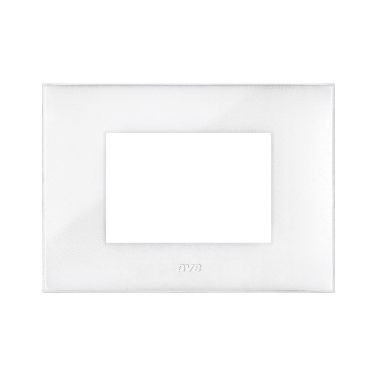 Placca Tecnopolimero Young S44, colore gesso - 3 Mod. product photo Photo 01 3XL