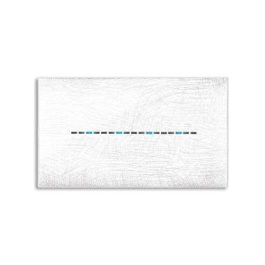 Placca Youmg Touch, S44 tecnopolimero colore bianco 3D - 4 comandi a scomparsa - 4 Mod. product photo Photo 01 3XL