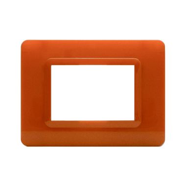 Placca tecnopolimero, S44 colore arancione opalino - 3 Mod. product photo Photo 01 3XL