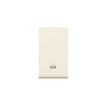 Dimmer Blanc S45 colore RAL 1013, comando pulsante, 60-500W - 1 Mod. product photo Photo 01 3XL