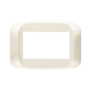 Placca in tecnopolimero color bianco blanc 4 moduli product photo Photo 01 3XL