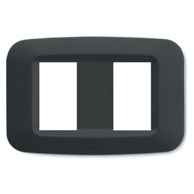 Placca in tecnopolimero per scatola rettangolare 2 Mod. separati colore grigio noir product photo Photo 01 3XL